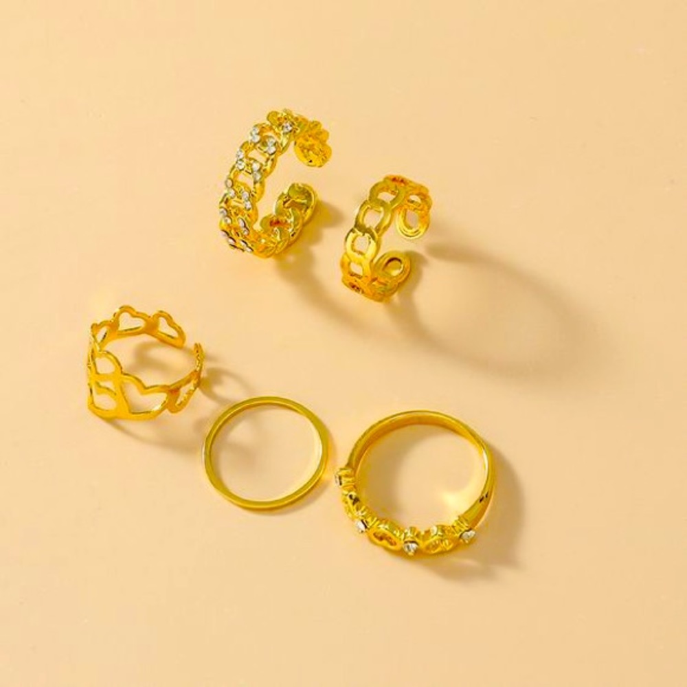 Hearty Rings Set - Picture 2 of 2